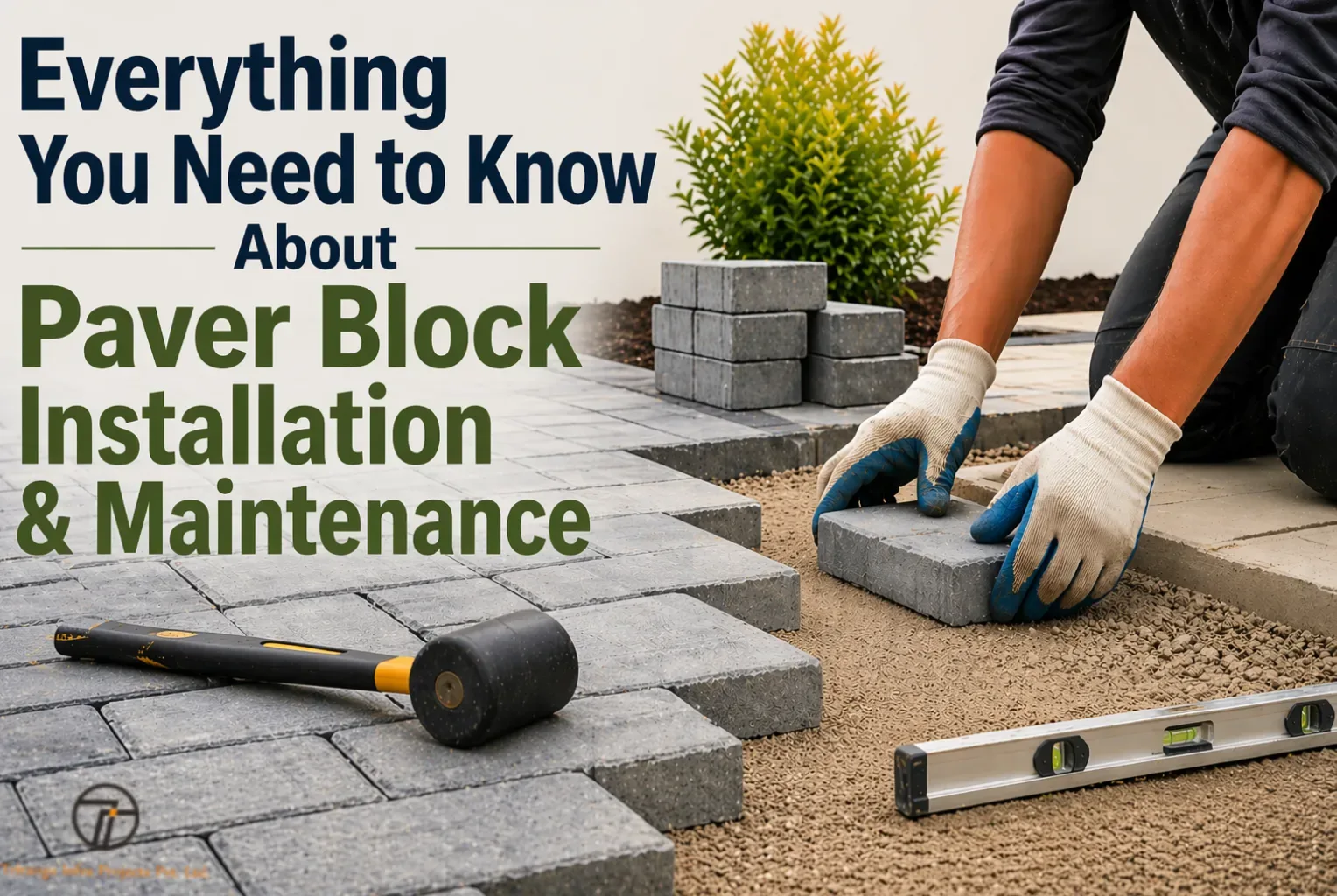 Everything You Need to Know About Paver Block Installation & Maintenance