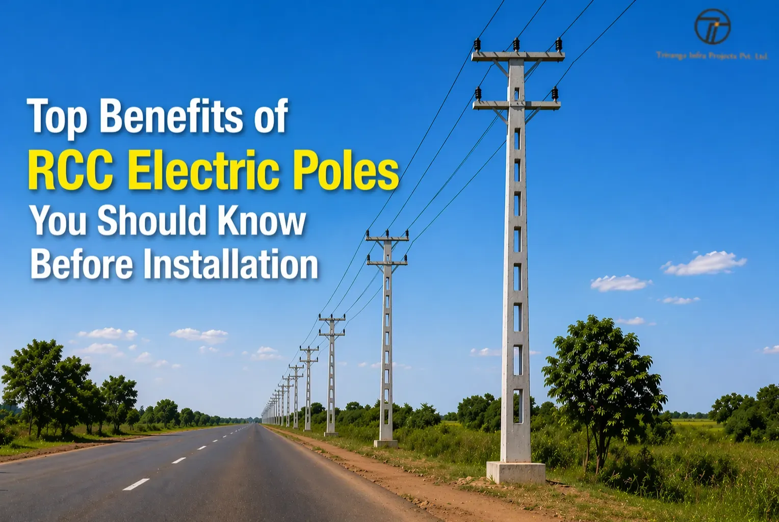 Top Benefits of RCC Electric Poles You Should Know Before Installation