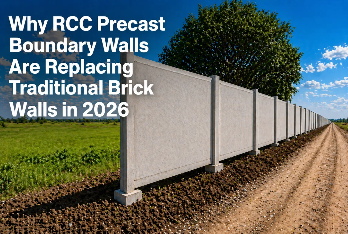 Why RCC Precast Boundary Walls Are Replacing Traditional Brick Walls in 2026