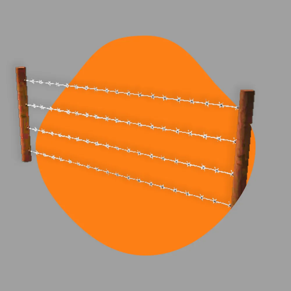 Barbed wire Fencing Work