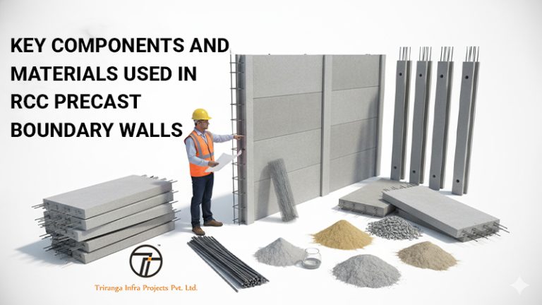 Key Components and Materials Used in RCC Precast Boundary Walls