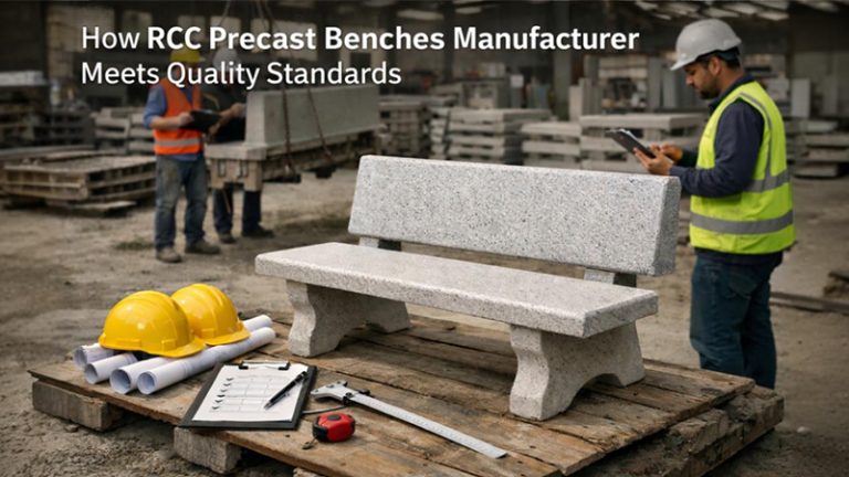 How RCC Precast Benches Manufacturer Meets Quality Standards